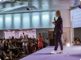 LINGUA FEST. Maria was invited as a speaker. Moscow 2018. Russia.